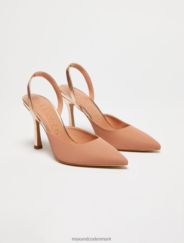 Kvinder satin banesko MAX&Co. kamel B2Z2T6945 sko