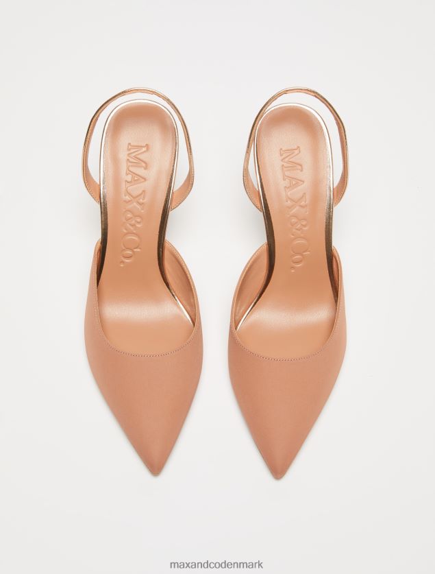 Kvinder satin banesko MAX&Co. kamel B2Z2T6945 sko