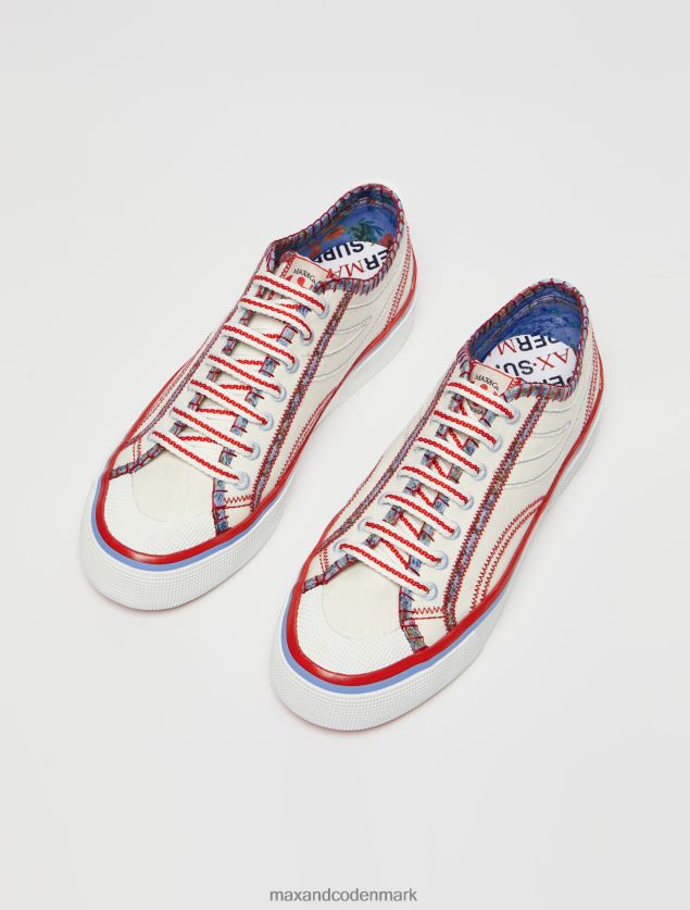 Kvinder superga lærredssko MAX&Co. hvid B2Z2T6935 sko