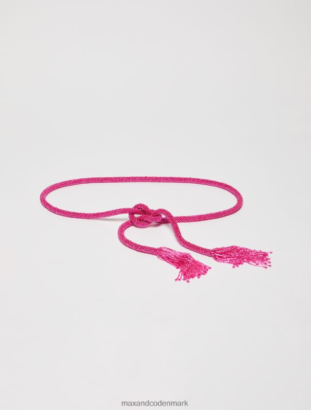 Kvinder perle kvast bælte MAX&Co. fuchsia B2Z2T61092 tilbehør