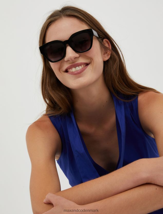 Kvinder brede sommerfugle solbriller MAX&Co. sort B2Z2T61032 tilbehør