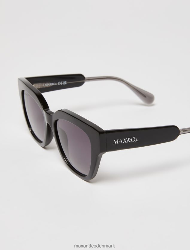 Kvinder brede sommerfugle solbriller MAX&Co. sort B2Z2T61032 tilbehør