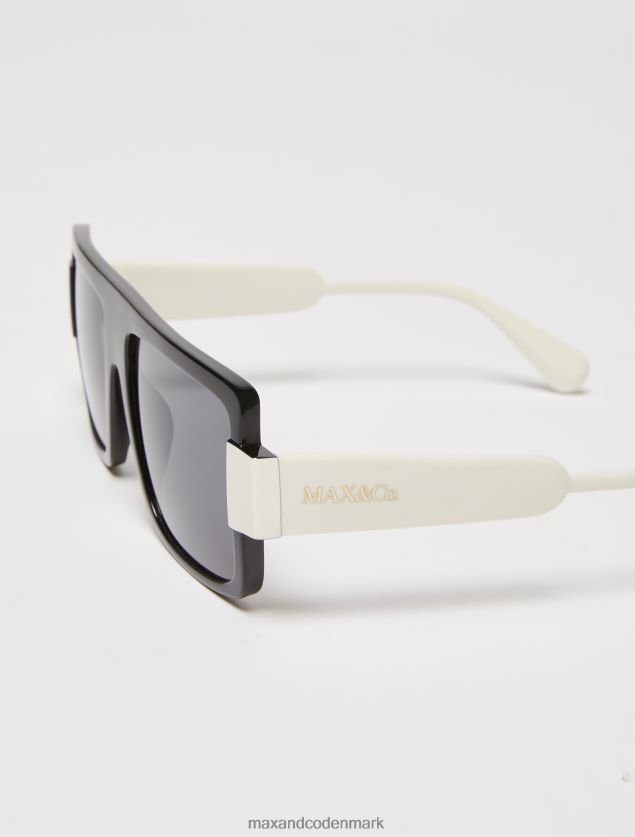 Kvinder colour-block solbriller MAX&Co. sort B2Z2T61036 tilbehør