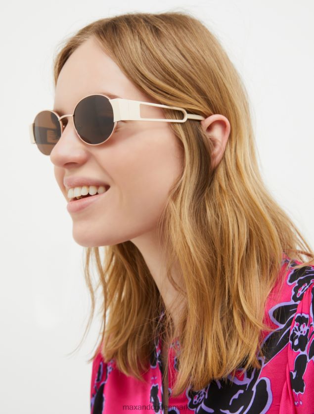 Kvinder ovale metalbriller MAX&Co. Brun B2Z2T61057 tilbehør