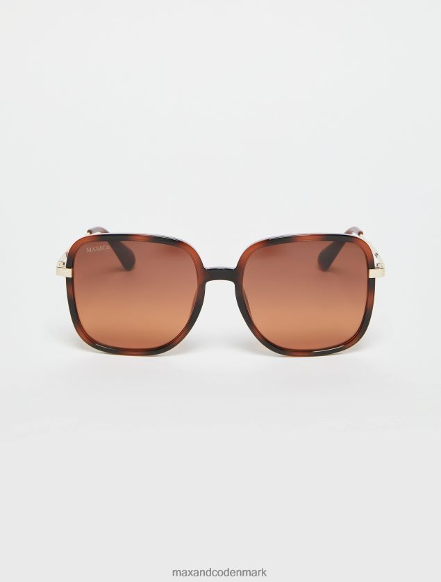 Kvinder overdimensionerede firkantede solbriller MAX&Co. Brun B2Z2T61049 tilbehør