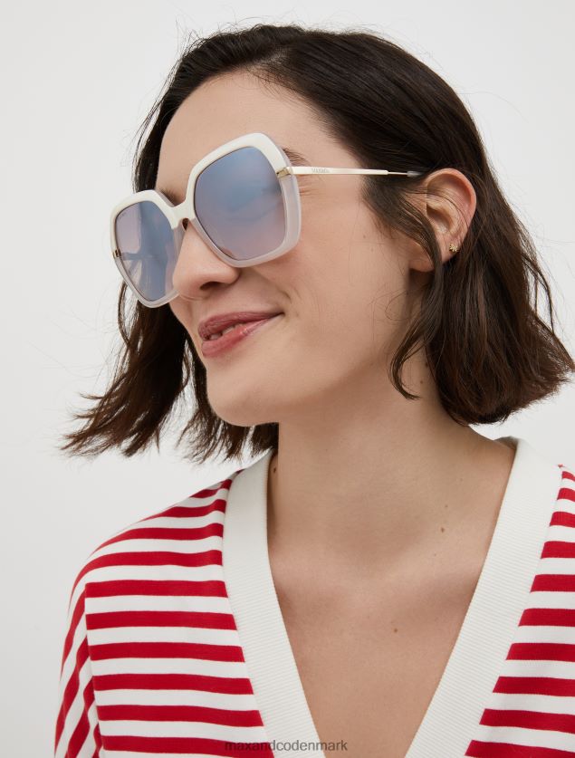 Kvinder overdimensionerede firkantede solbriller MAX&Co. elfenben B2Z2T61044 tilbehør