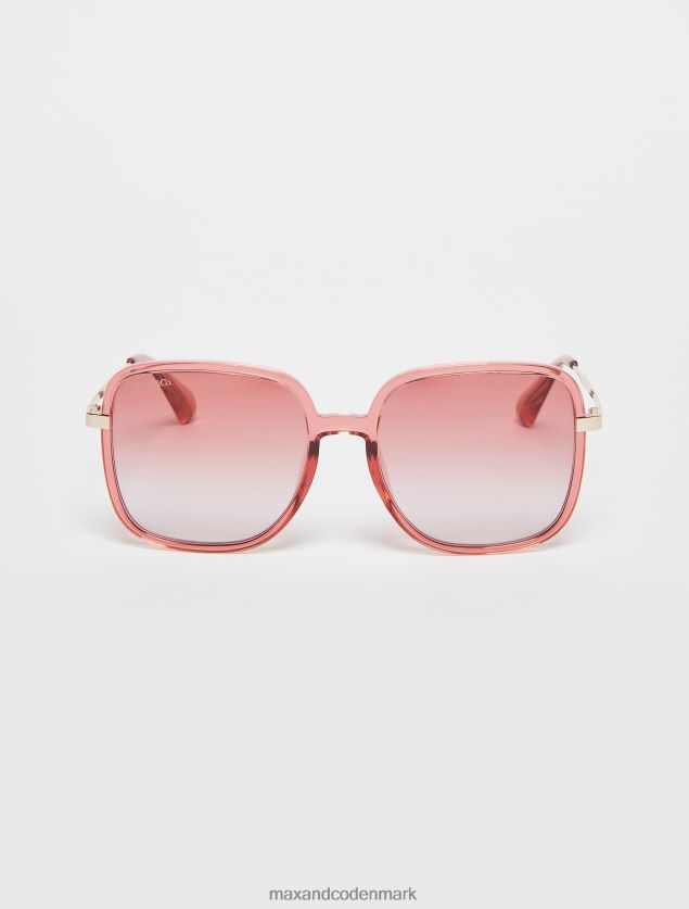Kvinder overdimensionerede firkantede solbriller MAX&Co. rød B2Z2T61050 tilbehør