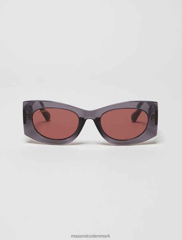 Kvinder tresserne gennemsigtige solbriller MAX&Co. mørkegrå B2Z2T61039 tilbehør