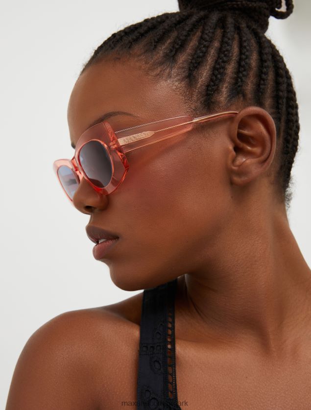 Kvinder tresserne gennemsigtige solbriller MAX&Co. rød B2Z2T61037 tilbehør