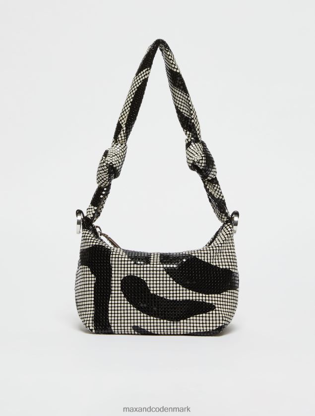 Kvinder festtaske i metalnet MAX&Co. beige B2Z2T61022 tilbehør