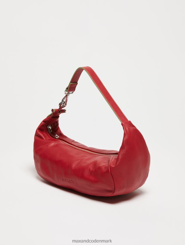 Kvinder krammetaske i nappalæder MAX&Co. bordeaux B2Z2T6987 tilbehør