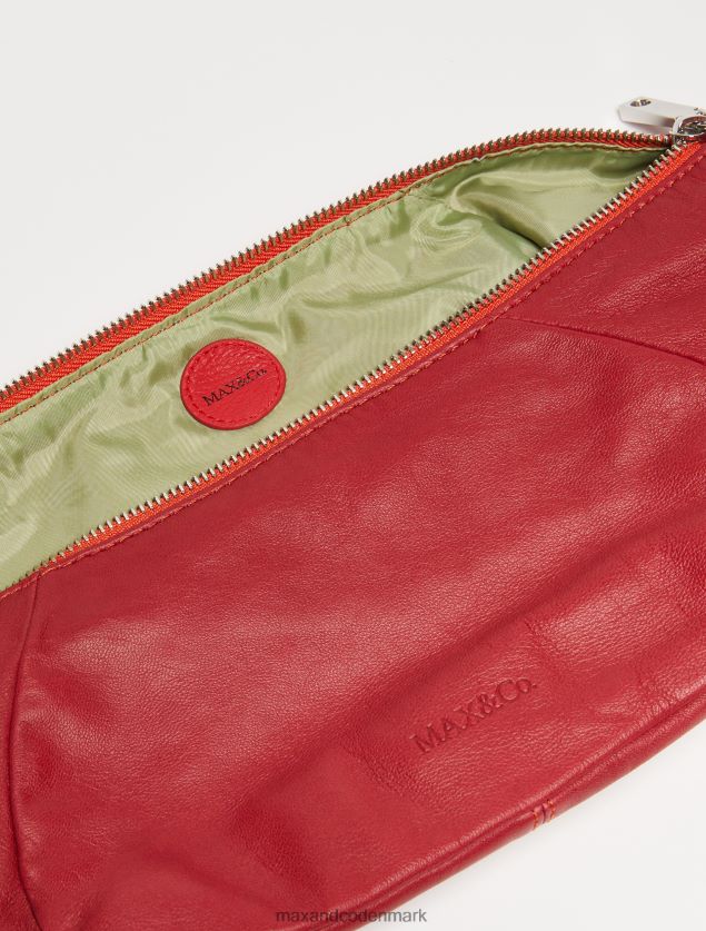 Kvinder krammetaske i nappalæder MAX&Co. bordeaux B2Z2T6987 tilbehør