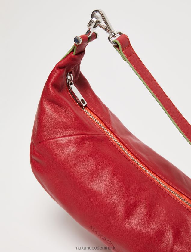 Kvinder krammetaske i nappalæder MAX&Co. bordeaux B2Z2T6987 tilbehør