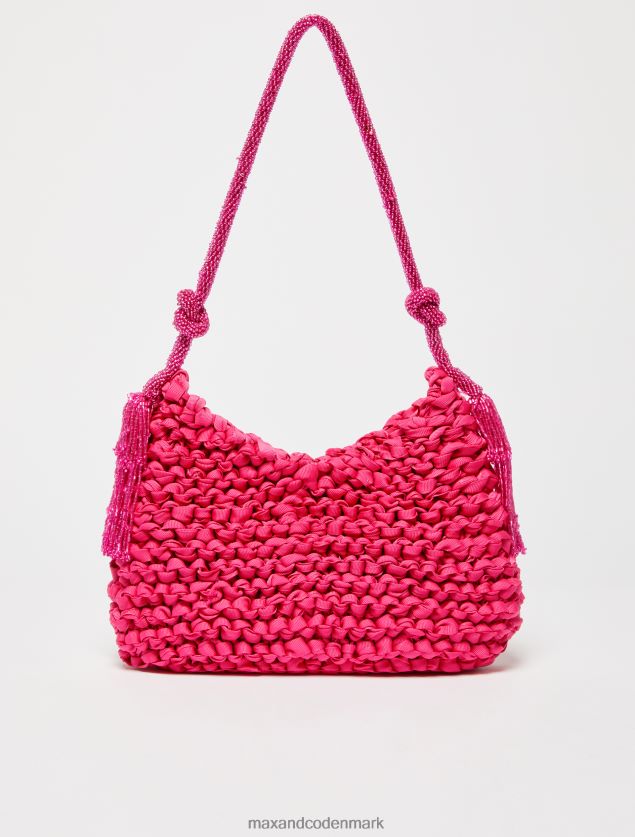 Kvinder perlestrikket minitaske MAX&Co. fuchsia B2Z2T61009 tilbehør