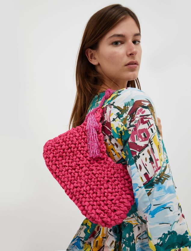 Kvinder perlestrikket minitaske MAX&Co. fuchsia B2Z2T61009 tilbehør