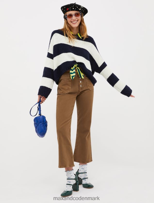 Kvinder quiltet nappa læder mini taske MAX&Co. kornblomst blå B2Z2T61001 tilbehør