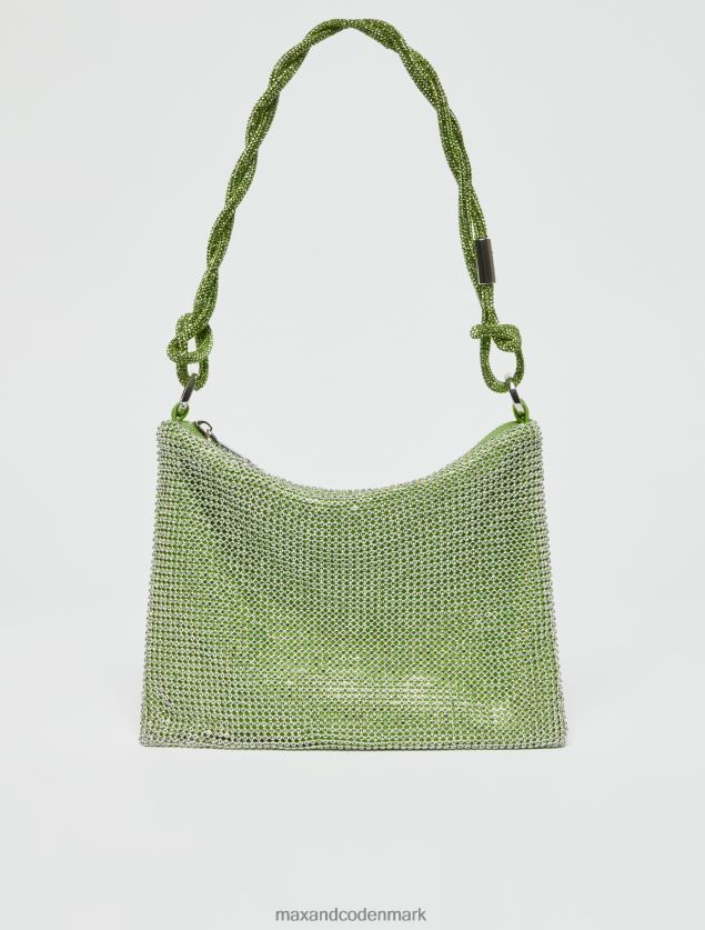 Kvinder rhinestone clutch MAX&Co. grøn B2Z2T6993 tilbehør