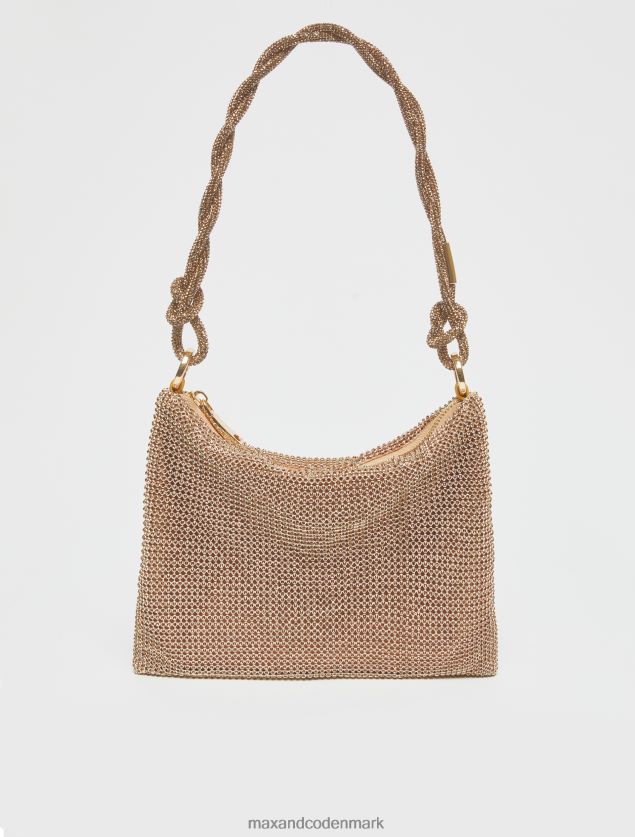 Kvinder rhinestone clutch MAX&Co. guld B2Z2T6994 tilbehør