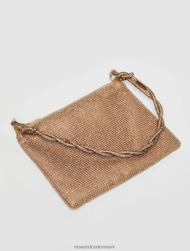 Kvinder rhinestone clutch MAX&Co. guld B2Z2T6994 tilbehør