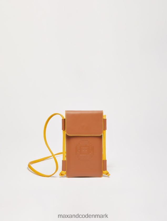 Kvinder tamagotchi læder smartphone taske MAX&Co. tan B2Z2T61016 tilbehør
