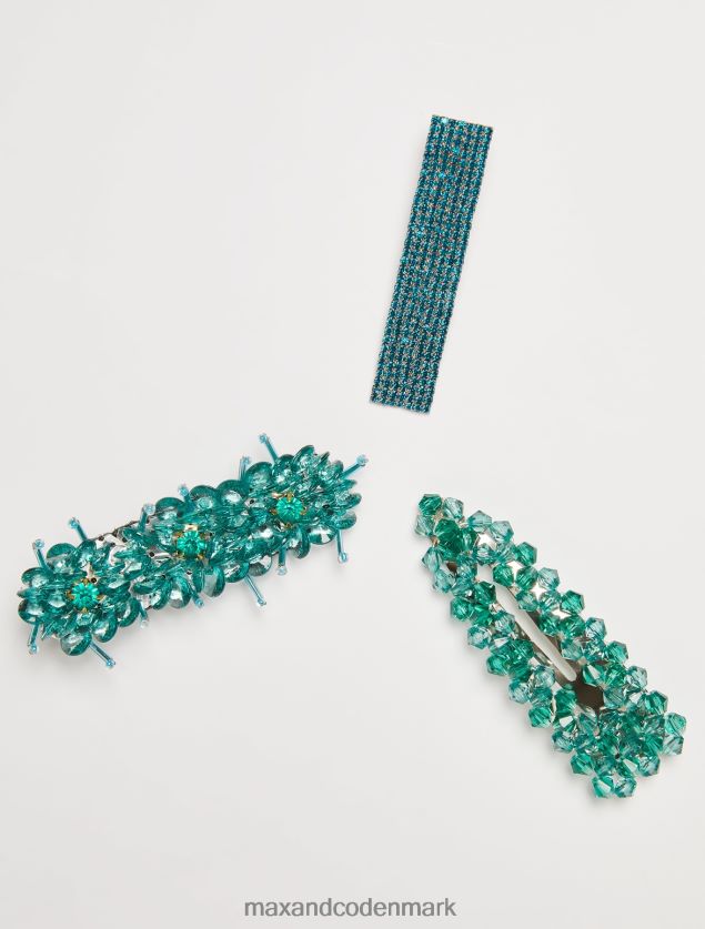 Kvinder bejeweller hårspændesæt MAX&Co. benzin grøn B2Z2T61068 tilbehør