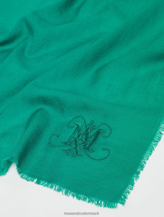Kvinder monogram uld stjal MAX&Co. grøn B2Z2T61141 tilbehør