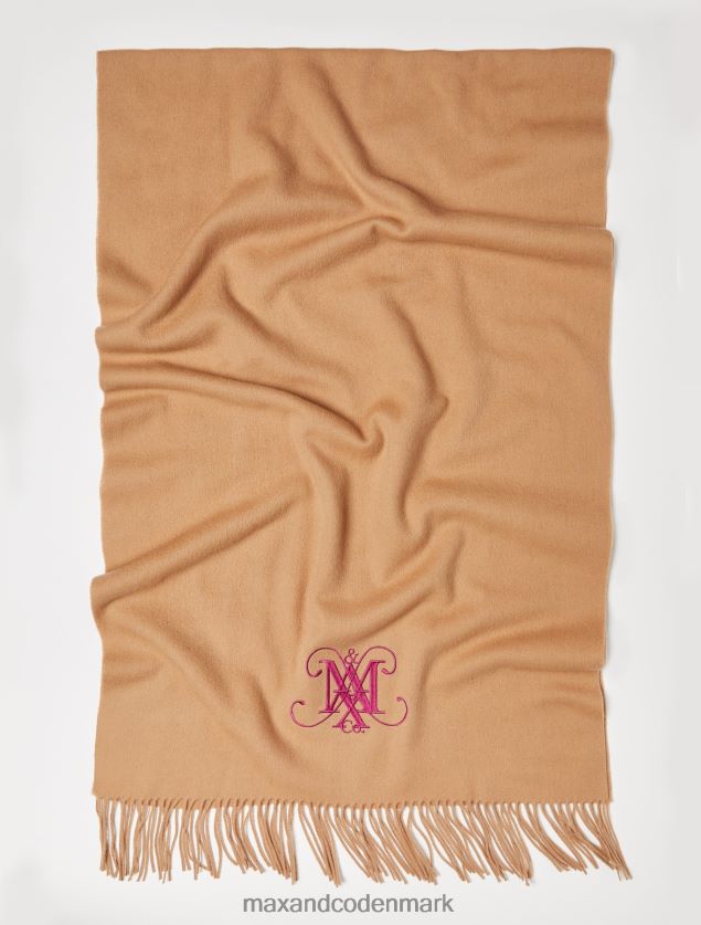 Kvinder monogram uld stjal MAX&Co. kamel B2Z2T61131 tilbehør