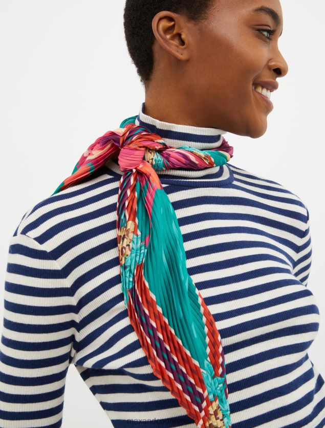 Kvinder plisseret twill tørklæde MAX&Co. grøn B2Z2T61135 tilbehør