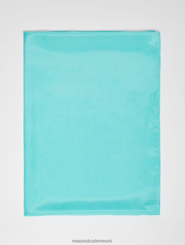 Kvinder ren silke stjal MAX&Co. Himmelblå B2Z2T61120 tilbehør