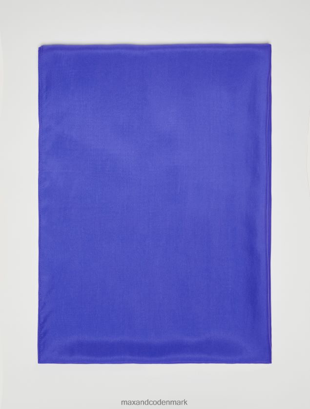 Kvinder ren silke stjal MAX&Co. kornblomst blå B2Z2T61118 tilbehør