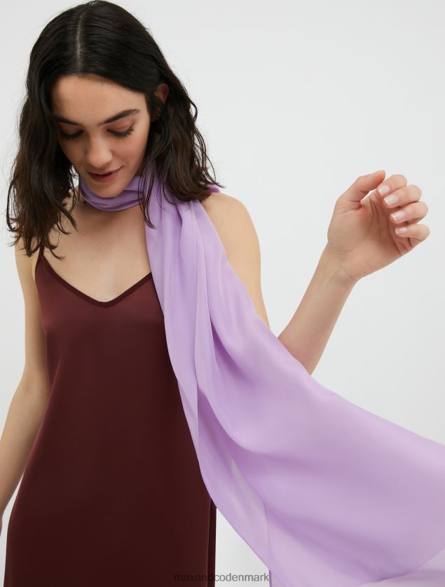 Kvinder ren silke stjal MAX&Co. lilla B2Z2T61122 tilbehør