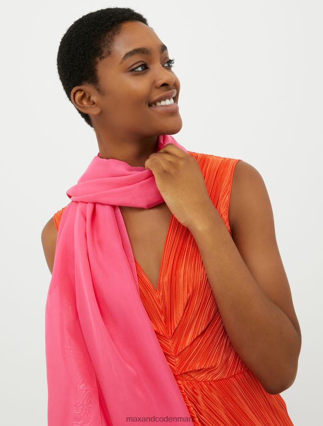 Kvinder ren silke stjal MAX&Co. lyserød B2Z2T61117 tilbehør