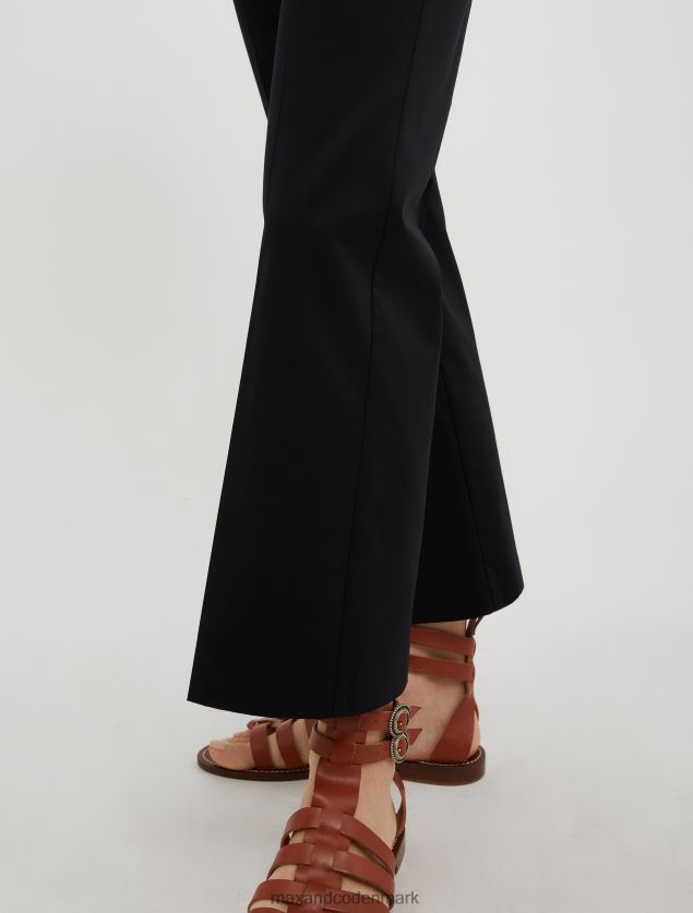 Kvinder bomuld-satin bukser MAX&Co. sort B2Z2T6229 beklædning