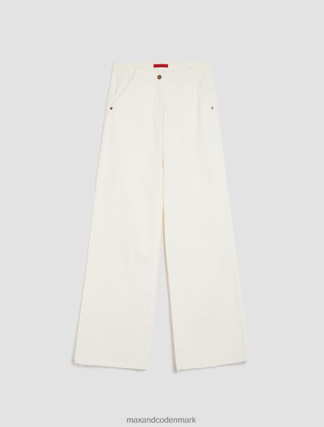 Kvinder bomuldsborebukser MAX&Co. hvid B2Z2T6725 beklædning