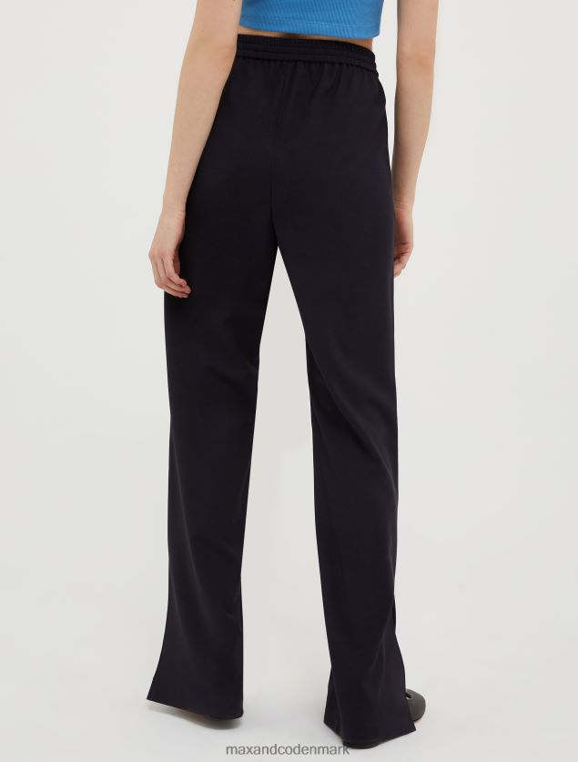 Kvinder bukser i uldblanding MAX&Co. Marine blå B2Z2T6174 beklædning