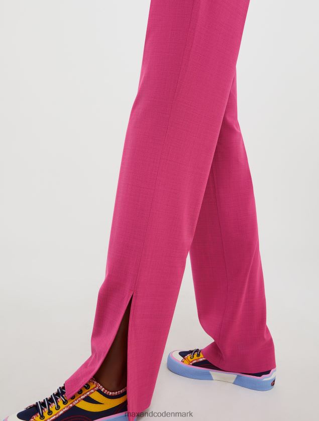 Kvinder bukser i uldblanding MAX&Co. fuchsia B2Z2T6172 beklædning