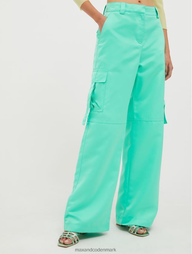 Kvinder duchesse cargo bukser MAX&Co. grøn B2Z2T6668 beklædning
