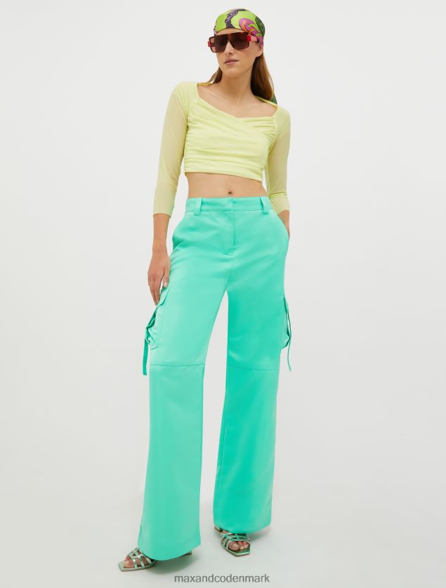 Kvinder duchesse cargo bukser MAX&Co. grøn B2Z2T6668 beklædning
