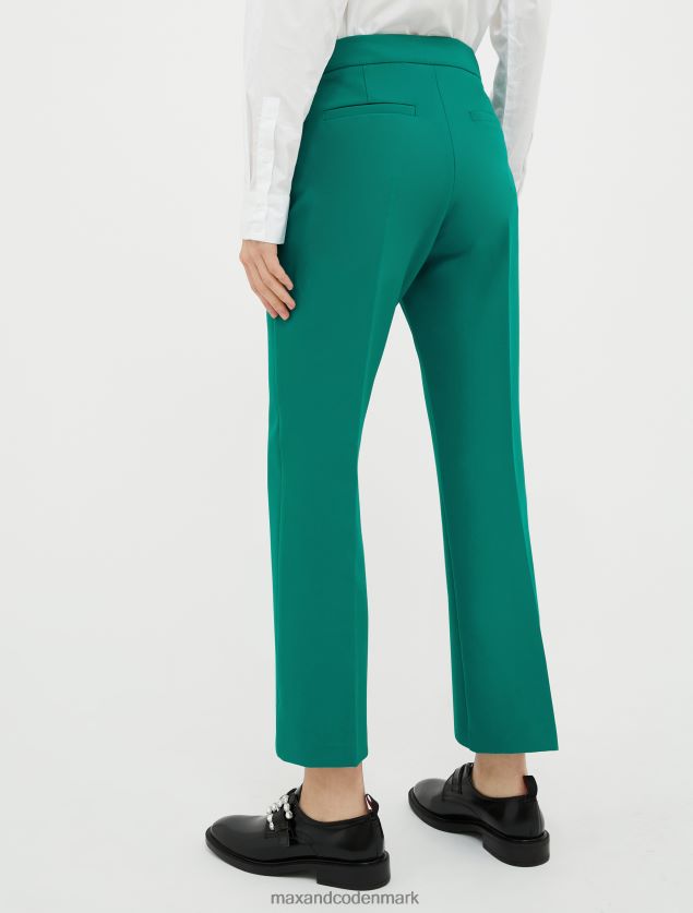 Kvinder flared canvas bukser MAX&Co. mørkegrøn B2Z2T6232 beklædning