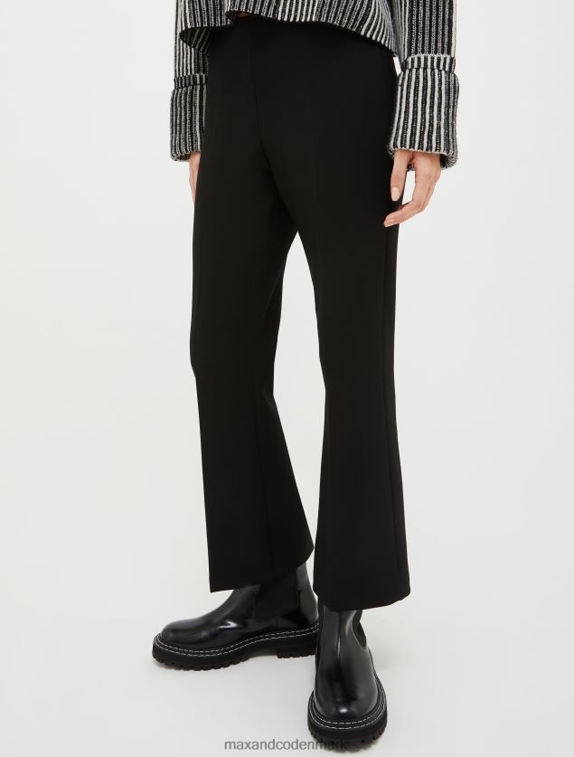 Kvinder kick-flare stretch bukser MAX&Co. sort B2Z2T6709 beklædning