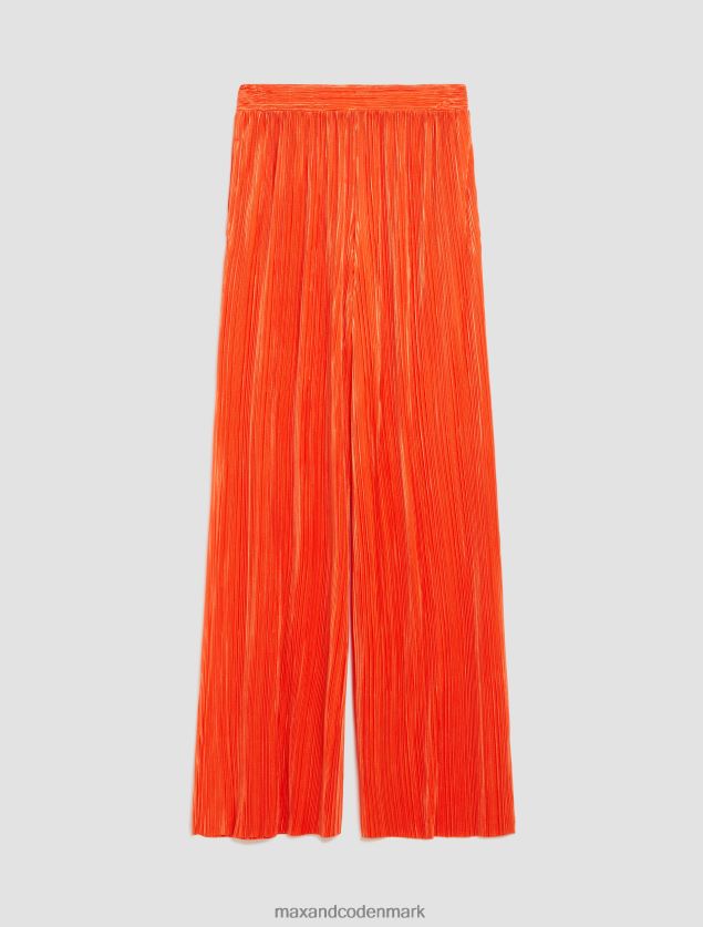 Kvinder plisserede bukser med brede ben MAX&Co. rust B2Z2T6669 beklædning