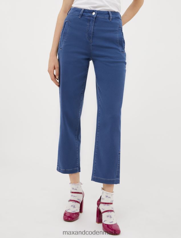 Kvinder stretch bomulds-borebukser MAX&Co. Marine blå B2Z2T6684 beklædning