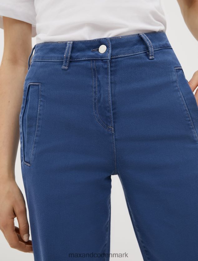 Kvinder stretch bomulds-borebukser MAX&Co. Marine blå B2Z2T6684 beklædning