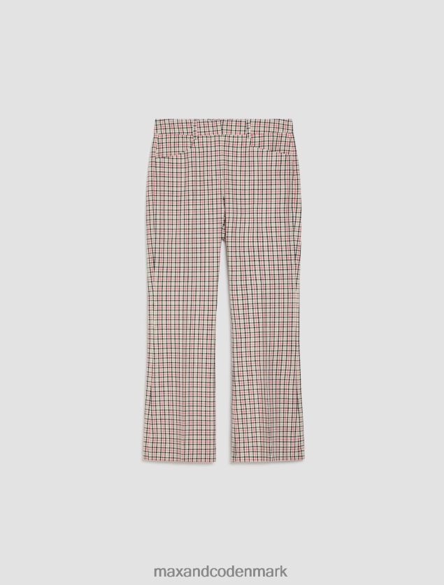 Kvinder ternede bukser med udsving MAX&Co. rosa mønster B2Z2T6735 beklædning