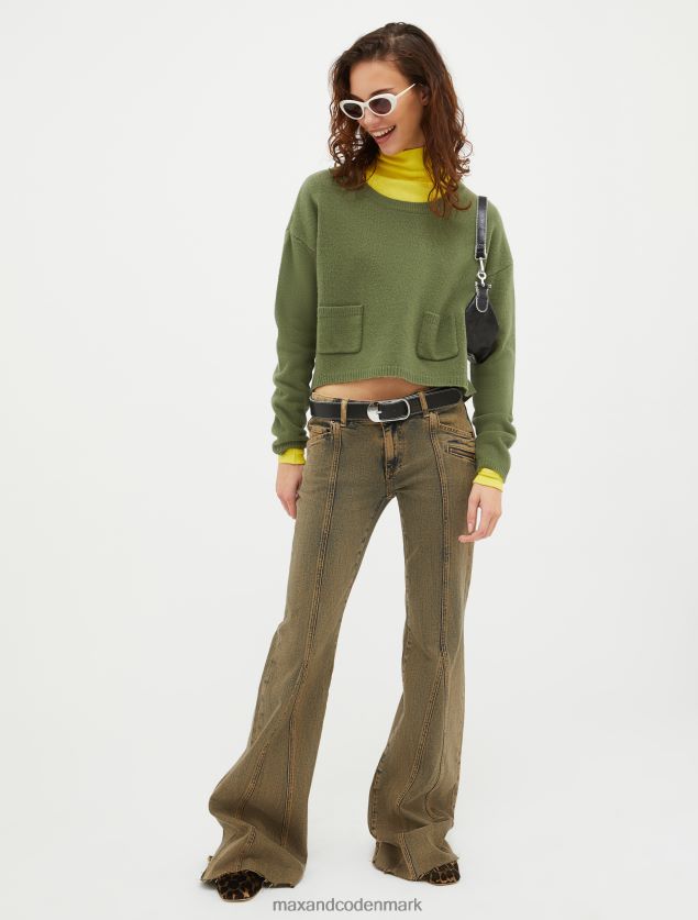 Kvinder bootcut stretch-denim jeans MAX&Co. midnatsblå B2Z2T6693 beklædning