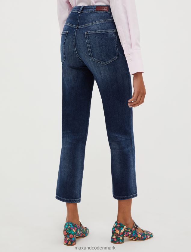 Kvinder jeans med lige pasform MAX&Co. midnatsblå B2Z2T6702 beklædning