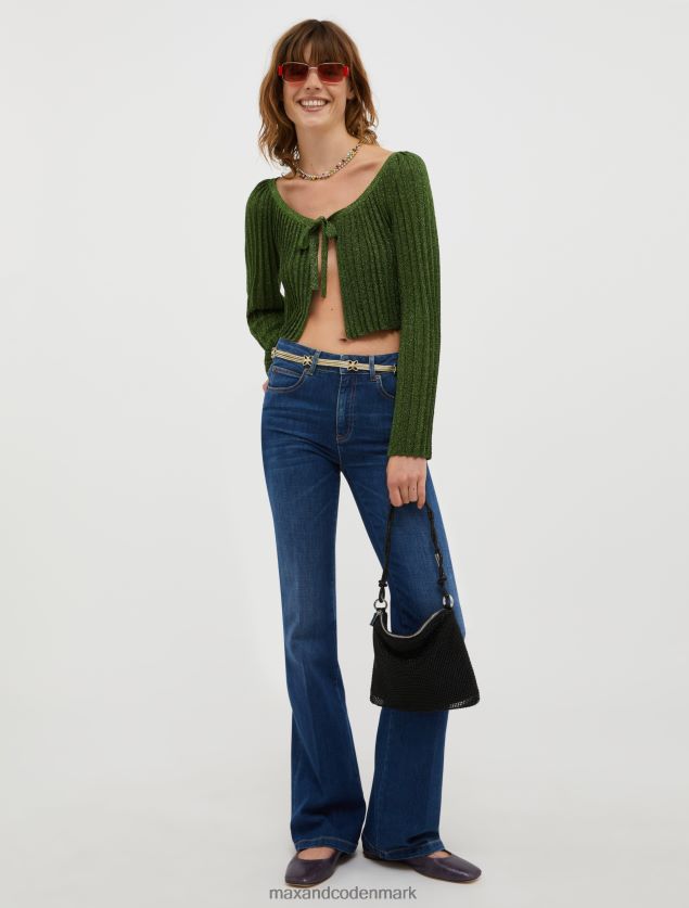 Kvinder mellemhøje bootcut-jeans MAX&Co. midnatsblå B2Z2T6720 beklædning