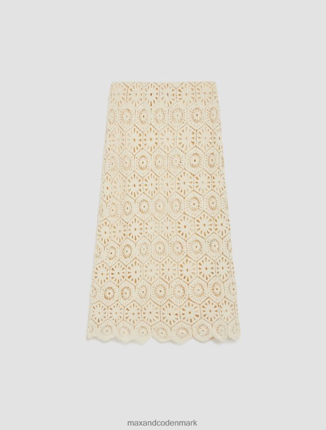 Kvinder macrame jersey nederdel MAX&Co. gammel rose B2Z2T6781 beklædning