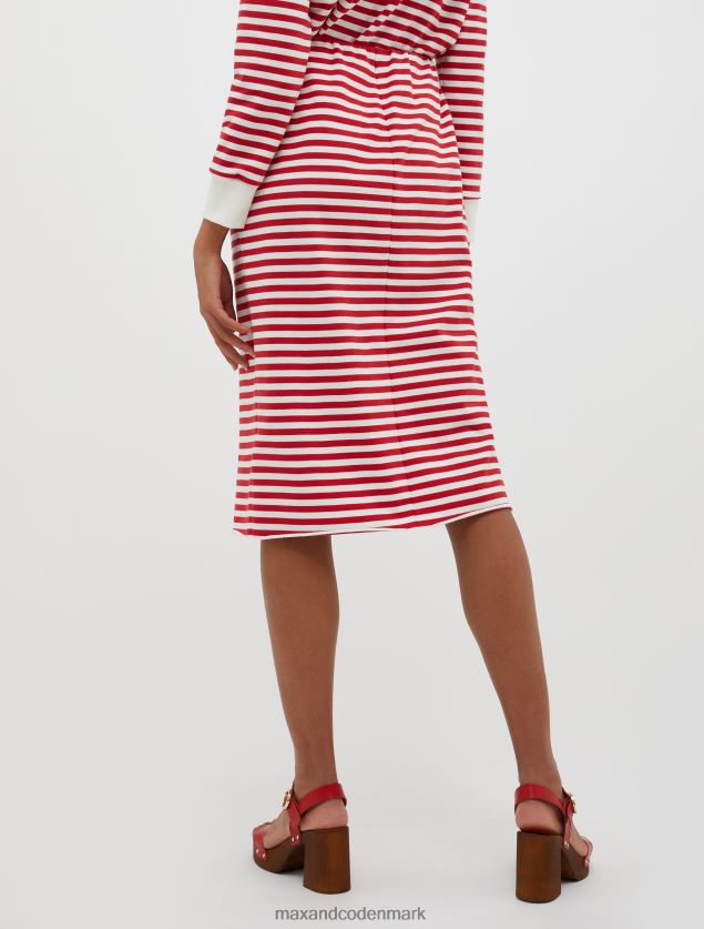 Kvinder stribet blyantskørt MAX&Co. rød B2Z2T6780 beklædning