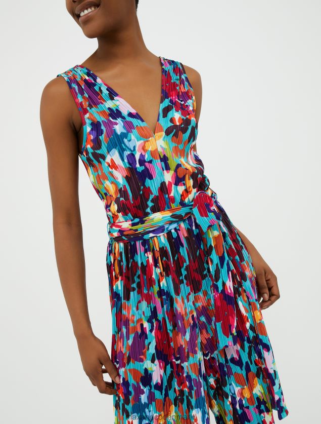 Kvinder mikro-plisseret jersey jumpsuit MAX&Co. turkis B2Z2T6158 beklædning